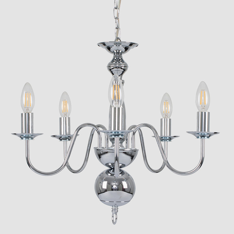 Duke 5 Light Candle Style Chandelier Duke 5 Light Candle Style Chandelier